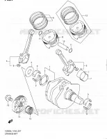 CRANKSHAFT for Suzuki MARAUDER 800 2011