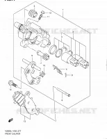 FRONT CALIPER for Suzuki MARAUDER 800 2011