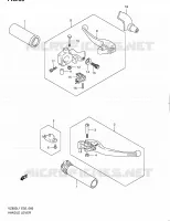 HANDGRIPS   LEVERS  for Suzuki MARAUDER 800 2011