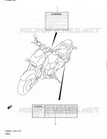 LABEL (VZ800L1 E19) for Suzuki MARAUDER 800 2011