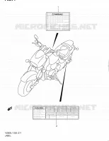 LABEL (VZ800L1 E24) for Suzuki MARAUDER 800 2011