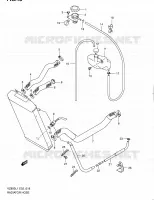 RADIATOR HOSE   EXPANSION TANK for Suzuki MARAUDER 800 2011