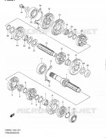 TRANSMISSION for Suzuki MARAUDER 800 2011