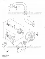 WATER PUMP for Suzuki MARAUDER 800 2011