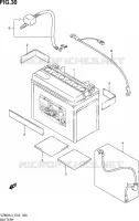 BATTERY for Suzuki MARAUDER 800 2013