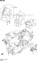 FRAME for Suzuki MARAUDER 800 2013
