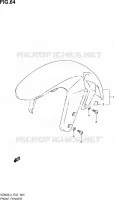 FRONT FENDER for Suzuki MARAUDER 800 2013