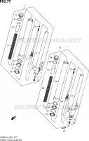 FRONT FORK for Suzuki MARAUDER 800 2013