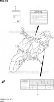LABEL (VZ800L3 E19) for Suzuki MARAUDER 800 2013