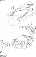 REAR FEDNER for Suzuki MARAUDER 800 2013