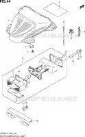 TAIL LIGHT ASSY for Suzuki MARAUDER 800 2013