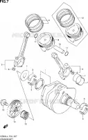 CRANKSHAFT for Suzuki MARAUDER 800 2014