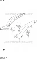 REAR FRAME for Suzuki MARAUDER 800 2014