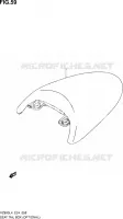SEAT COWL (OPTIONAL) for Suzuki MARAUDER 800 2014
