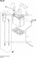 BATTERY for Suzuki INTRUDER 1800 2007