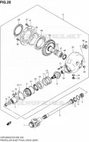 DRIVESHAFT (MODEL K6/K7) for Suzuki INTRUDER 1800 2007