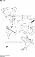 REAR FAIRING (VZR1800K8/NK8) for Suzuki INTRUDER 1800 2007