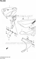 REAR FAIRING (VZR1800L0) for Suzuki INTRUDER 1800 2007