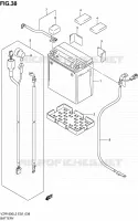 BATTERY for Suzuki INTRUDER 1800 2012