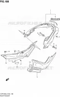 REAR FEDNER (VZR1800L2 E19) for Suzuki INTRUDER 1800 2012