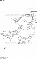 REAR FEDNER (VZR1800L2 E24) for Suzuki INTRUDER 1800 2012