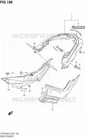 REAR FEDNER (VZR1800L2 E51) for Suzuki INTRUDER 1800 2012