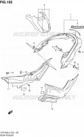 REAR FEDNER (VZR1800ZL2 E02) for Suzuki INTRUDER 1800 2012