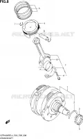CRANKSHAFT for Suzuki BOULEVARD 1800 2014