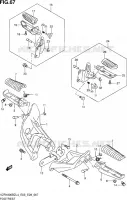FOOTREST for Suzuki BOULEVARD 1800 2014