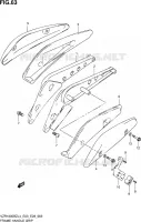 FRAME HANDLE GRIP (VZR1800BZL4 E03) for Suzuki BOULEVARD 1800 2014