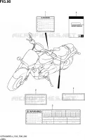 LABEL (VZR1800BZL4 E03) for Suzuki BOULEVARD 1800 2014