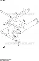 SWINGARM for Suzuki BOULEVARD 1800 2014