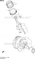 CRANKSHAFT for Suzuki BOULEVARD 1800 2014