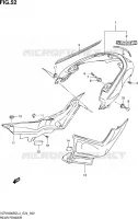 REAR FEDNER for Suzuki BOULEVARD 1800 2014