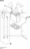 BATTERY for Suzuki INTRUDER 1800 2009