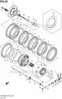 CLUTCH (MODEL K6/K7/K8/K9) for Suzuki INTRUDER 1800 2009