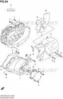 CRACKCASE COVER (MODEL K8/K9) for Suzuki INTRUDER 1800 2009