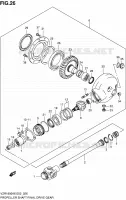 DRIVESHAFT (MODEL K6/K7) for Suzuki INTRUDER 1800 2009