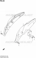 FRAME HANDLE GRIP (MODEL K6/K7) for Suzuki INTRUDER 1800 2009