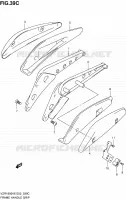 FRAME HANDLE GRIP (MODEL L0) for Suzuki INTRUDER 1800 2009