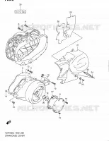 CRACKCASE COVER for Suzuki INTRUDER 1800 2011