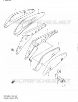 FRAME HANDLE GRIP (VZR1800ZL1 E02) for Suzuki INTRUDER 1800 2011