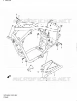 FRAME for Suzuki INTRUDER 1800 2011