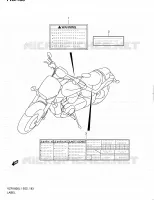 LABEL (VZR1800L1 E02) for Suzuki INTRUDER 1800 2011