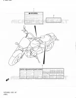 LABEL (VZR1800ZL1 E02) for Suzuki INTRUDER 1800 2011