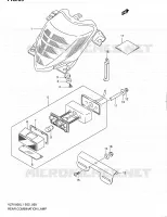 REAR LAMP (VZR1800L1 E51) for Suzuki INTRUDER 1800 2011