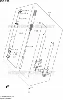 FRONT FORK for Suzuki INTRUDER 1800 2012