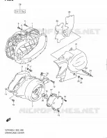 CRACKCASE COVER for Suzuki INTRUDER 1800 2011