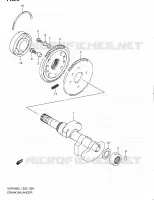 CRANK BALANCER for Suzuki INTRUDER 1800 2011