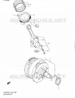 CRANKSHAFT for Suzuki INTRUDER 1800 2011